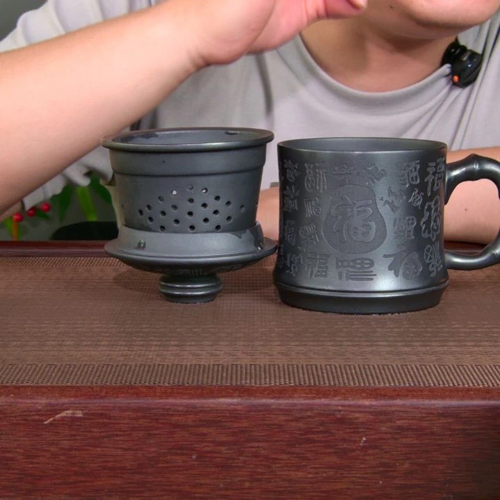 茶杯紫砂高货放漏
