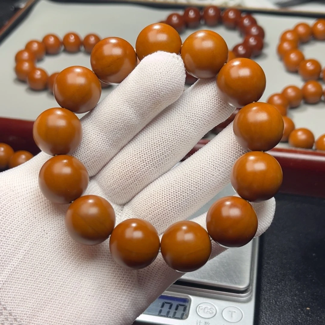 孟***真橄榄核手串1.9树王精品铁核 小孔