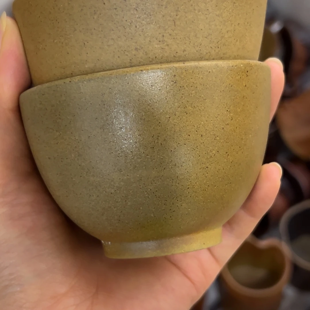 紫砂拍一发二对杯