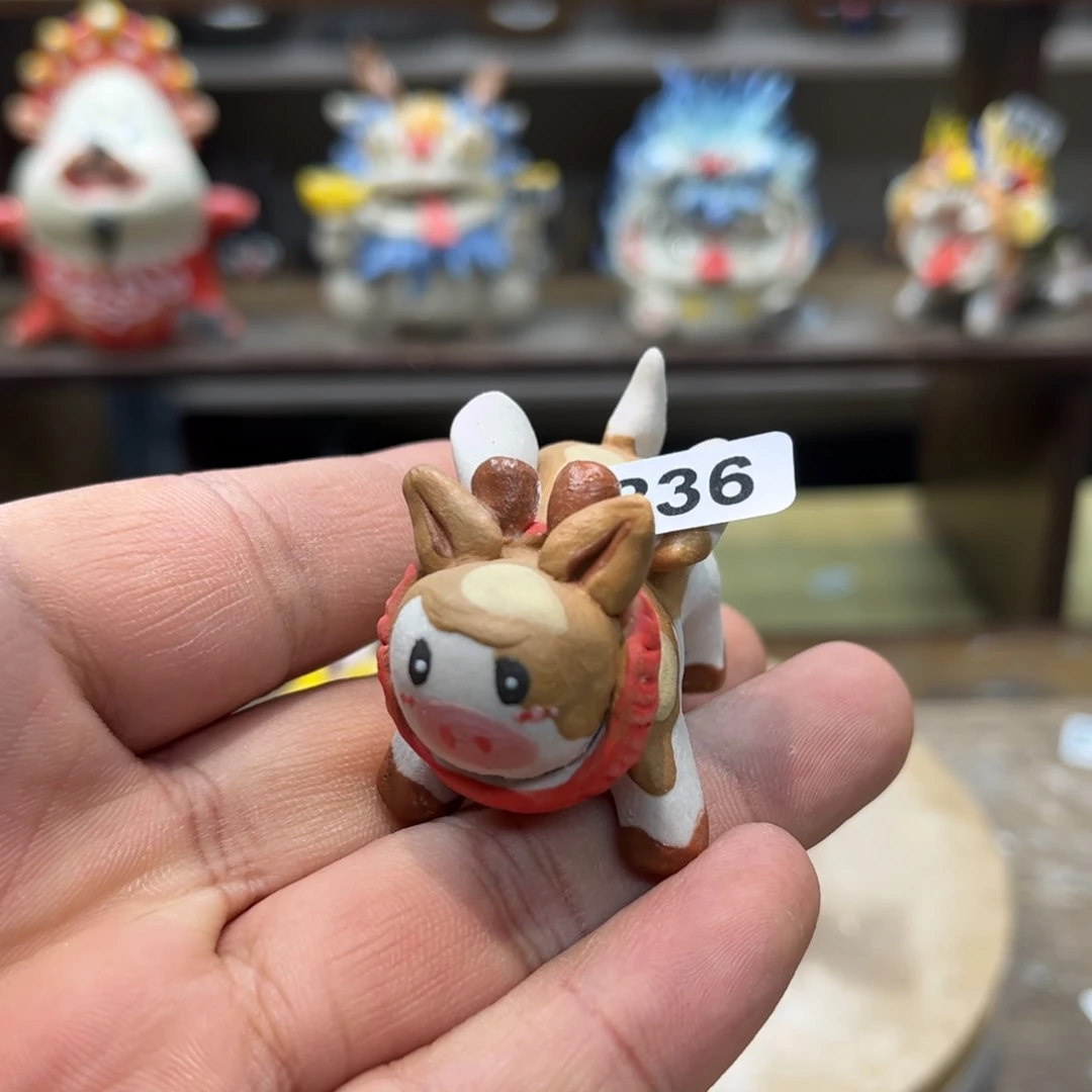 摆件纯手工抽象陶瓷摆件236