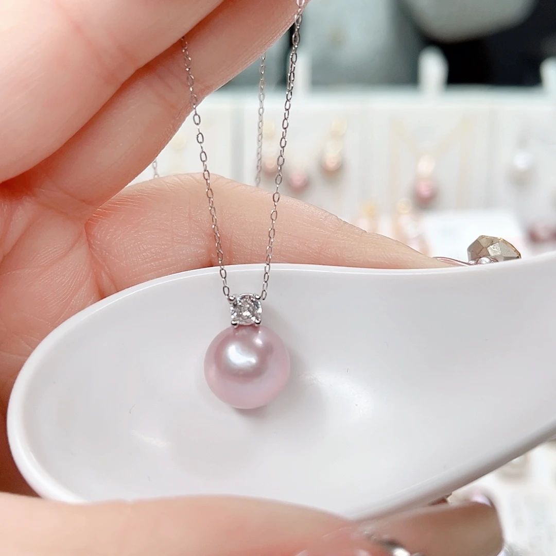 淡水珍珠吊坠(赠链)合金