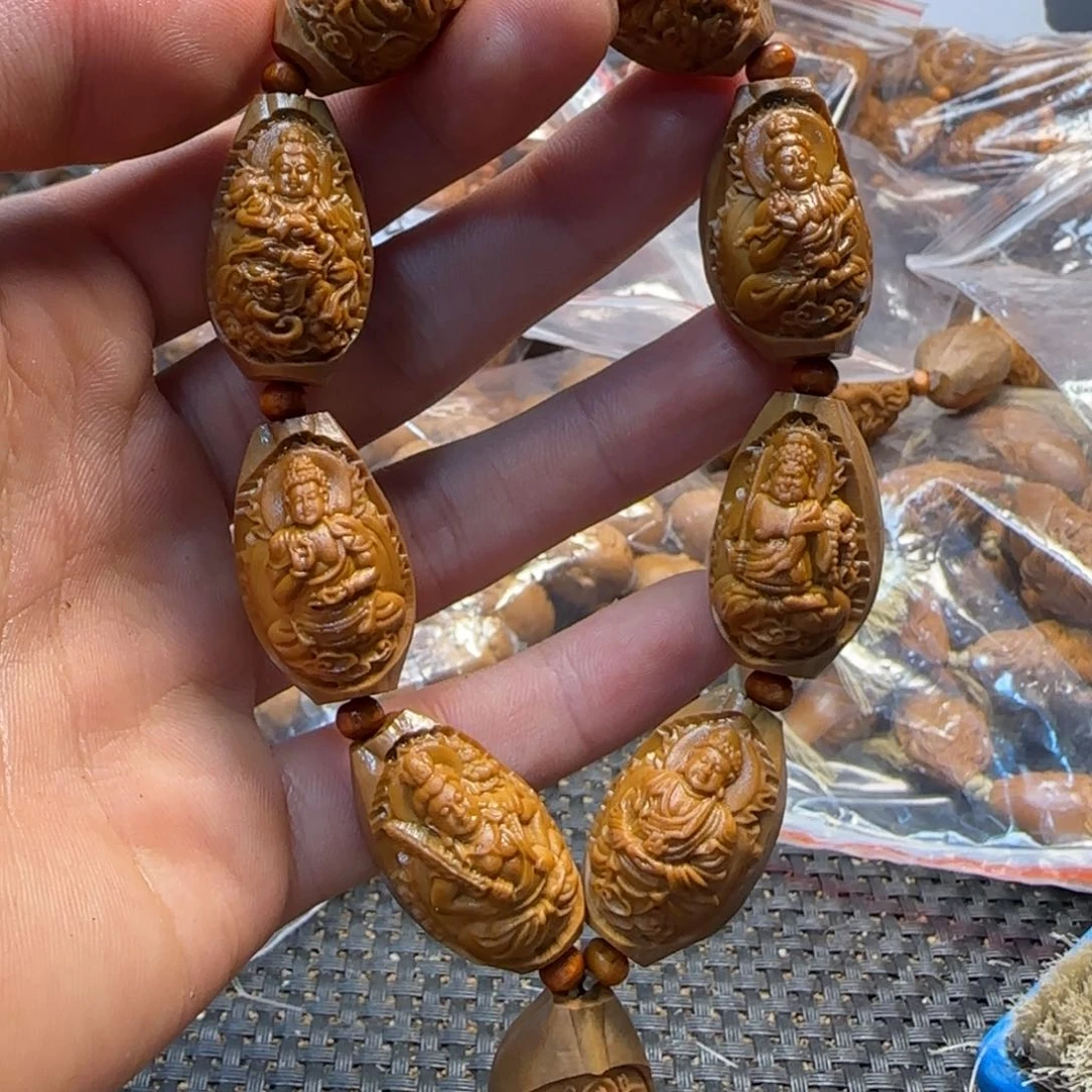 橄榄核手串/手链包衣八大护法