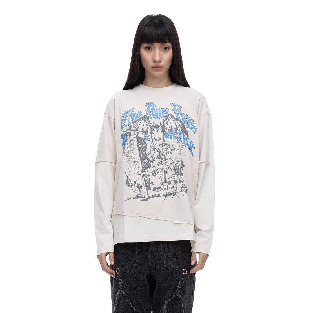 TBHNP 血月之夜降临骑士长袖 BLOOD MOON ARRIVAL KNIGHT L/S TEE