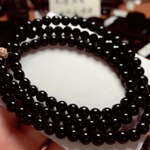 翡翠未镶嵌颈饰好***己天然缅甸a货钢琴黑挂件