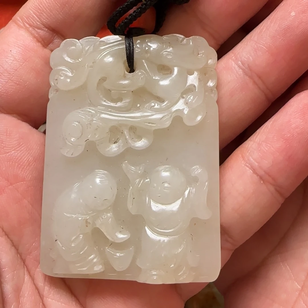 阿***瑞和田玉未镶嵌挂件