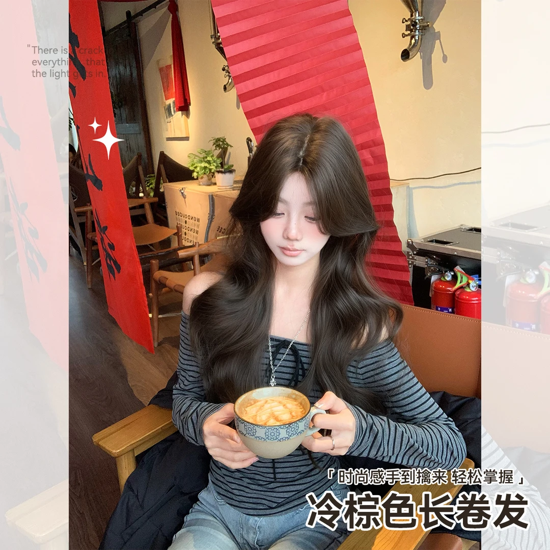 冰冰不冷假发【灵感缪斯】假发女日常韩系波浪修脸甜美可爱整顶假发