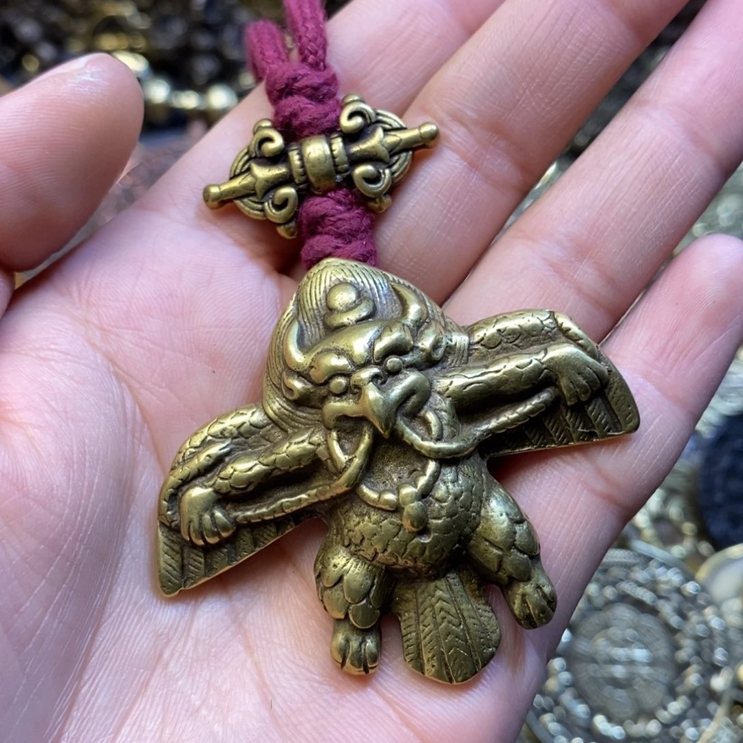 藏式大鹏鸟搭配挂件