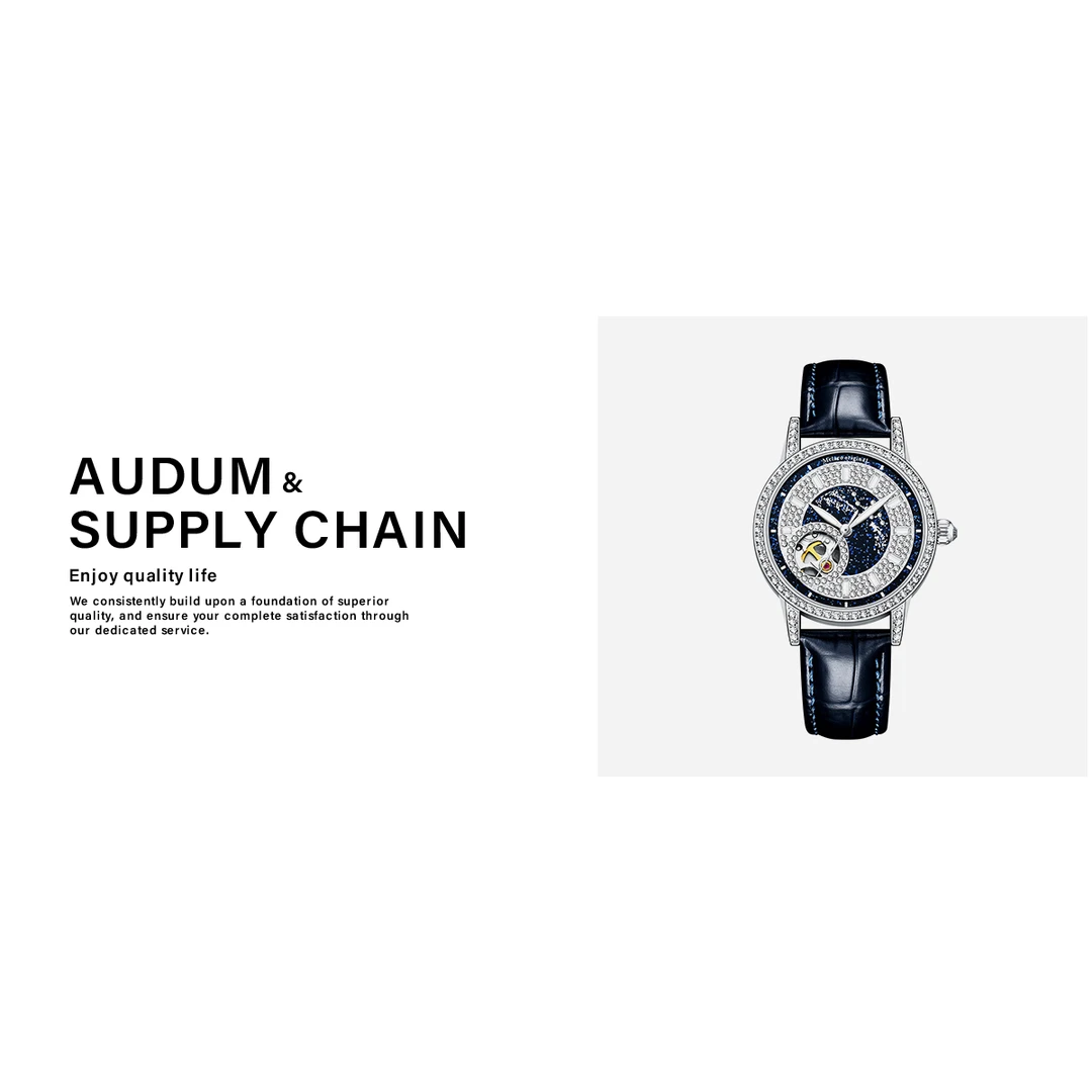 【官方正品】Mclaro无限宇宙-黑天鹅系列/女士高端潮流机械腕表-zyq