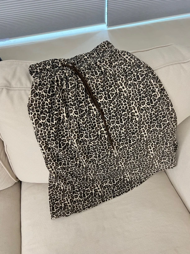 WAITING休闲豹纹裙（不支持退换）