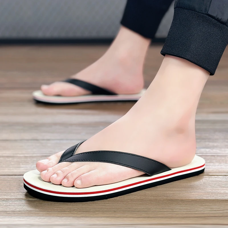 费韦戈摩人字拖男款夏季时尚外穿休闲个性夹脚拖鞋防滑耐磨凉拖