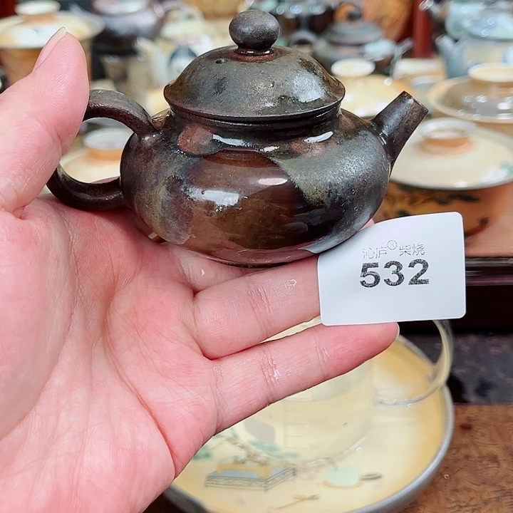 沁庐柴窑古法柴烧全手工茶具