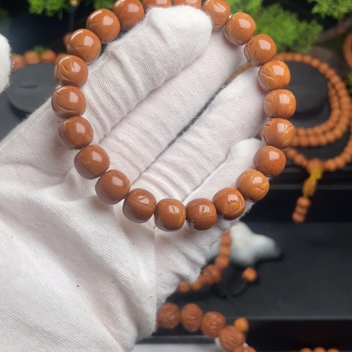 萌***馆木质类精品桃核单圈