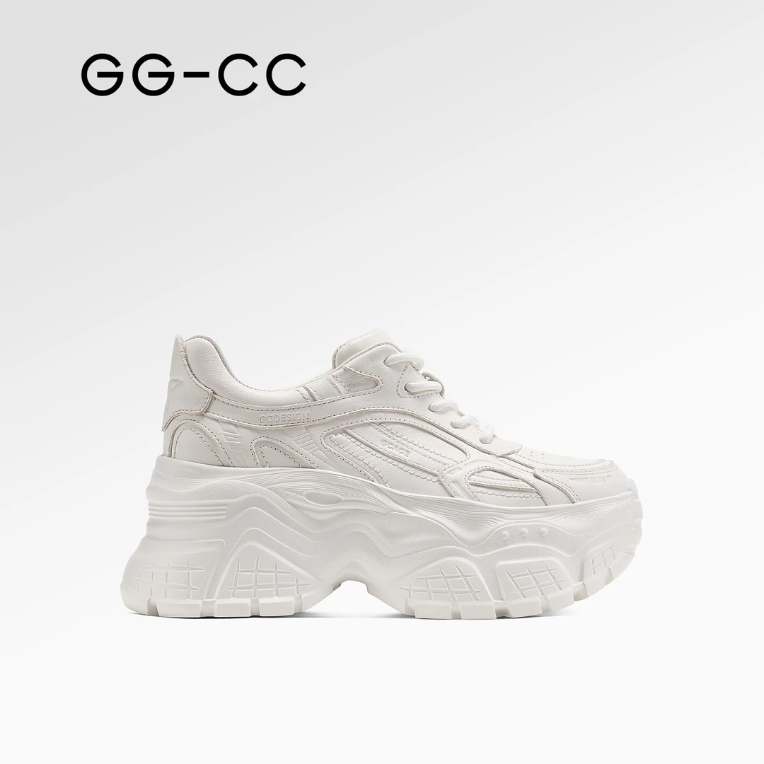GG-CC【拓荒者】潮流复古厚底增高老爹鞋女秋季新款运动休闲鞋8197