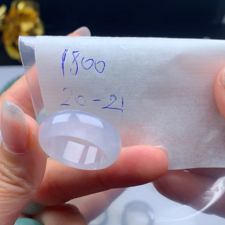 欣***荣定制翡翠未镶嵌戒圈