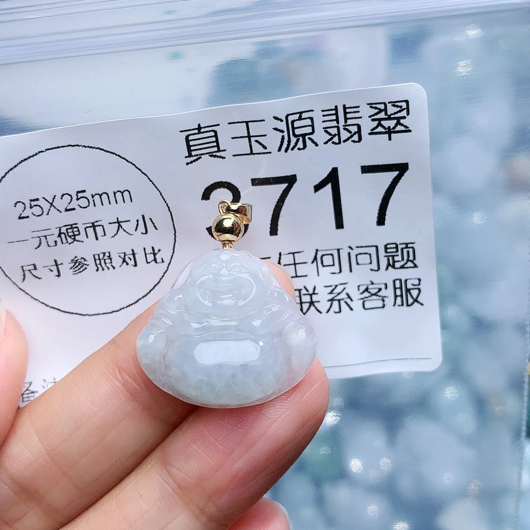 翡翠颈饰未镶嵌3717。