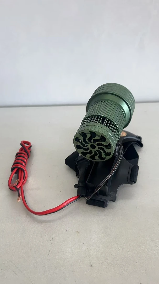 山海户外100瓦激光炮头灯聚光远射帽带款含开关长线