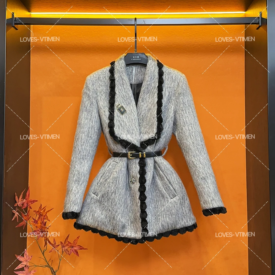 【vivian】白鸭绒羽绒服设计师时尚轻奢气质LOVES-A1532