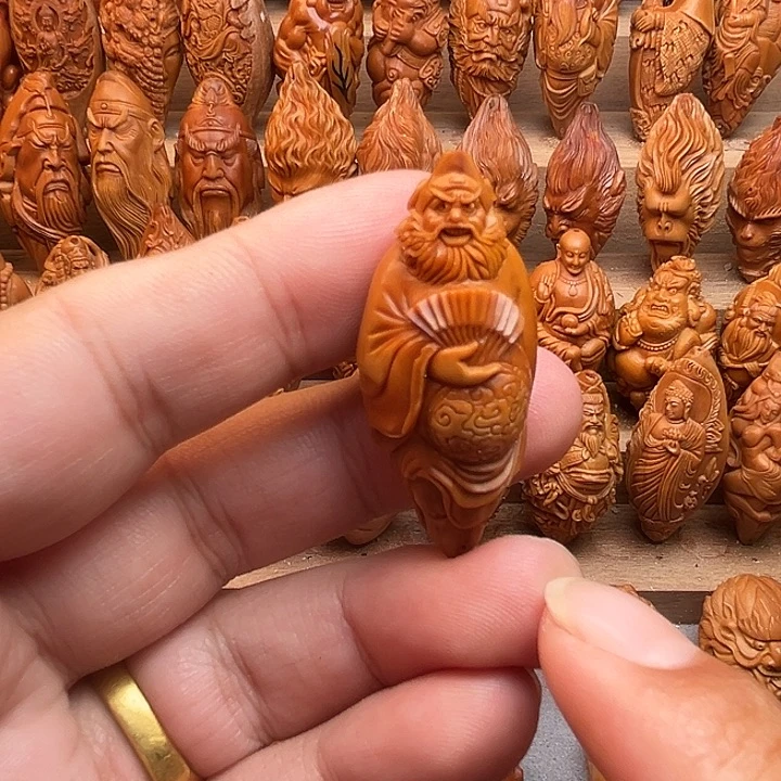 吊坠橄榄核20钟馗