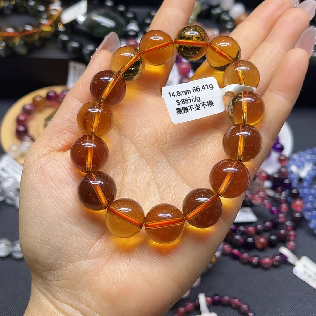 水晶手链未镶嵌天然水晶