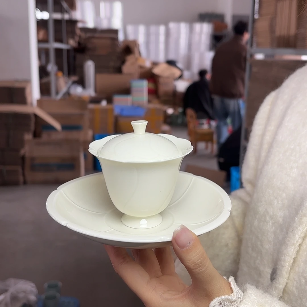 龙泉云间青瓷小米茶器