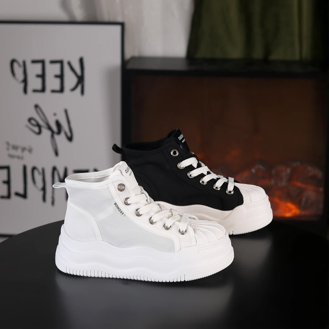 【阿布潮鞋】增高6cm时尚百搭潮流女士休闲鞋8839-11