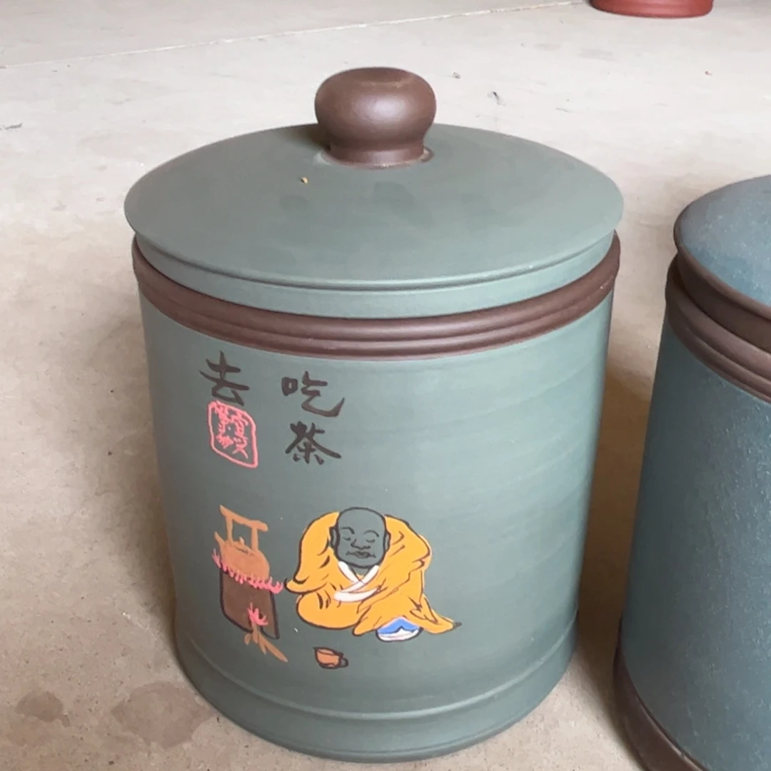 紫砂茶叶罐8 饼茶叶罐