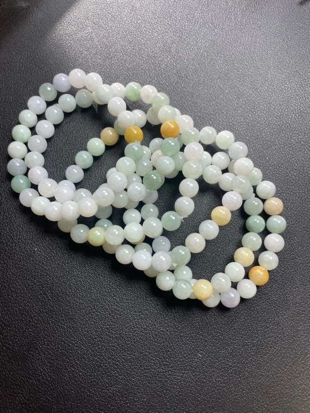 翡翠多宝手串7-8mm多样性发一串