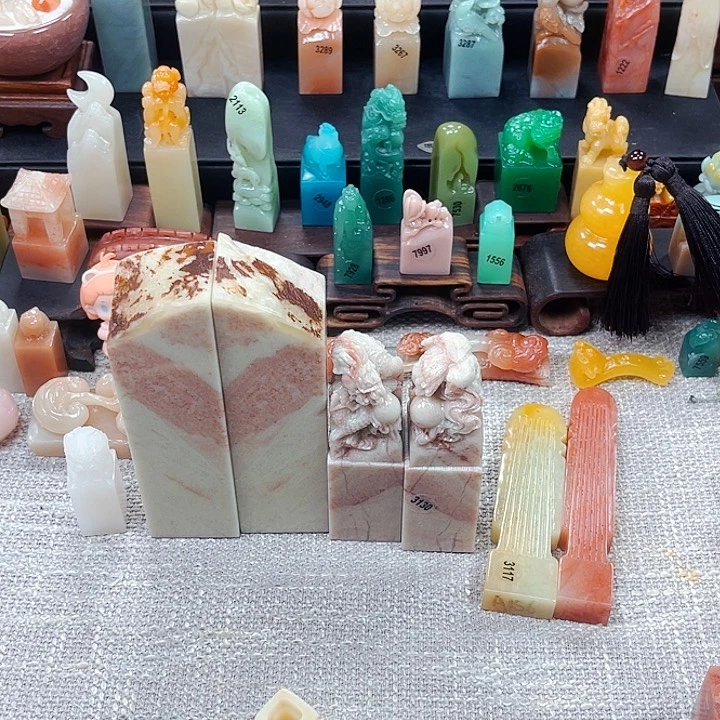 寿山石印石刘****?3130包邮包刻