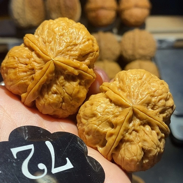 核桃玉璧三棱尺寸40