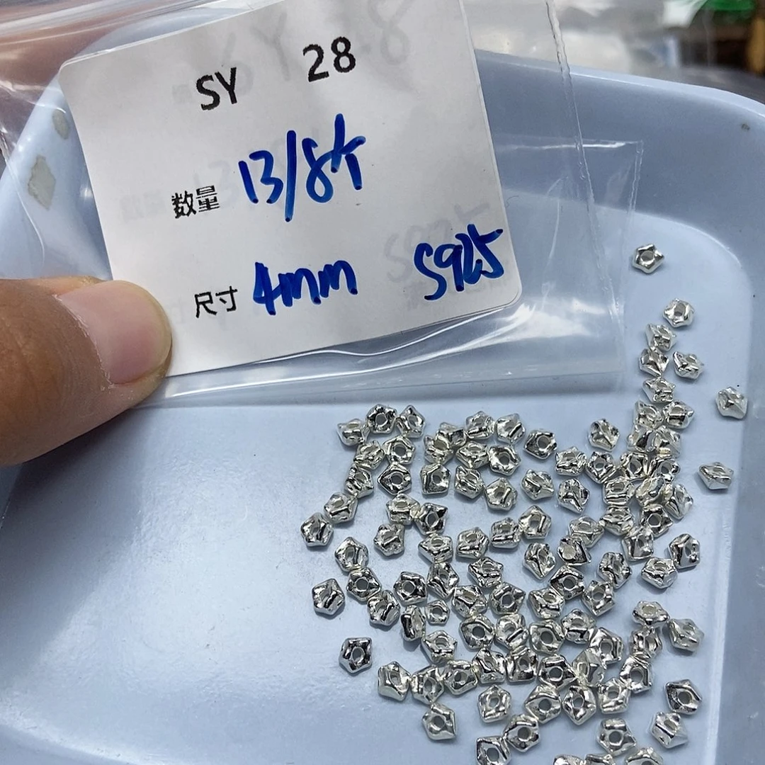 水晶银S925镶嵌颈饰SY28