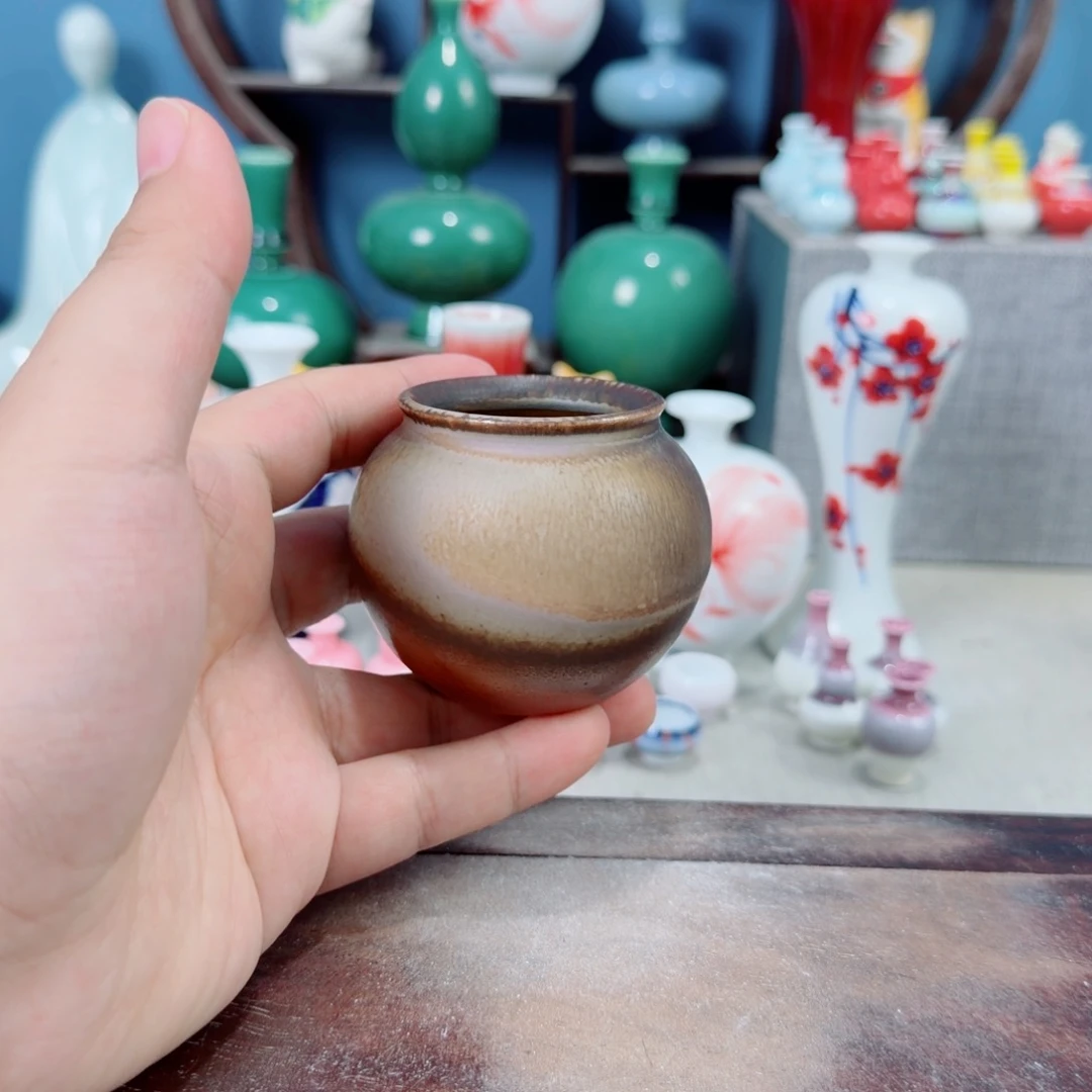 陶瓷手工小花器摆件