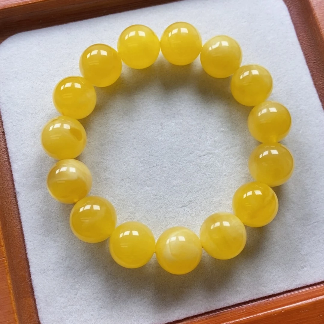 琥珀珠宝奇石未镶嵌15 mm