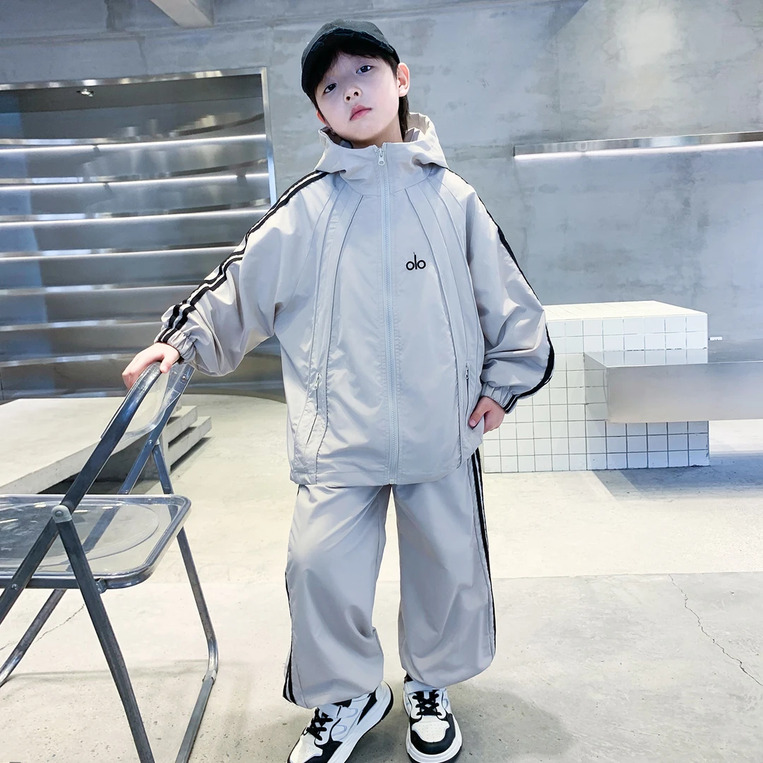 儿童装男童秋装外套套装2025新款大童春秋款男孩运动秋季帅气时髦