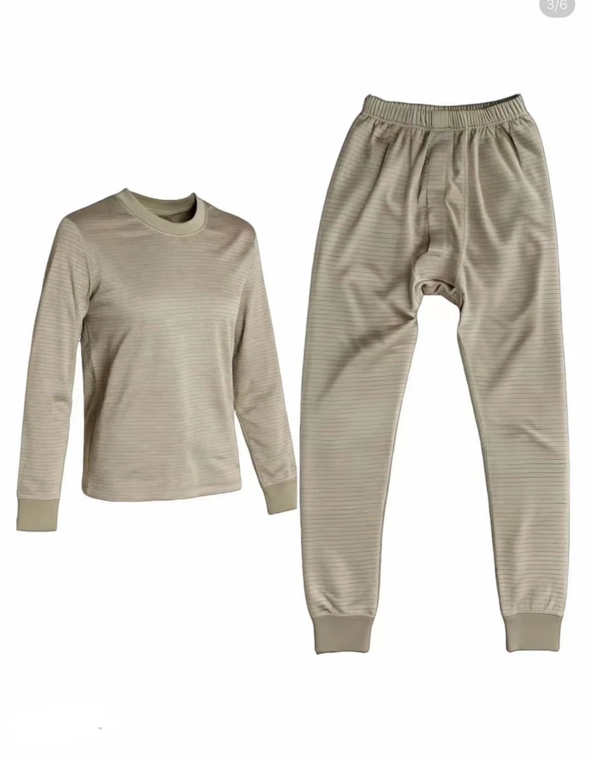 SY抗静电轻质保暖内衣裤 加厚格子绒