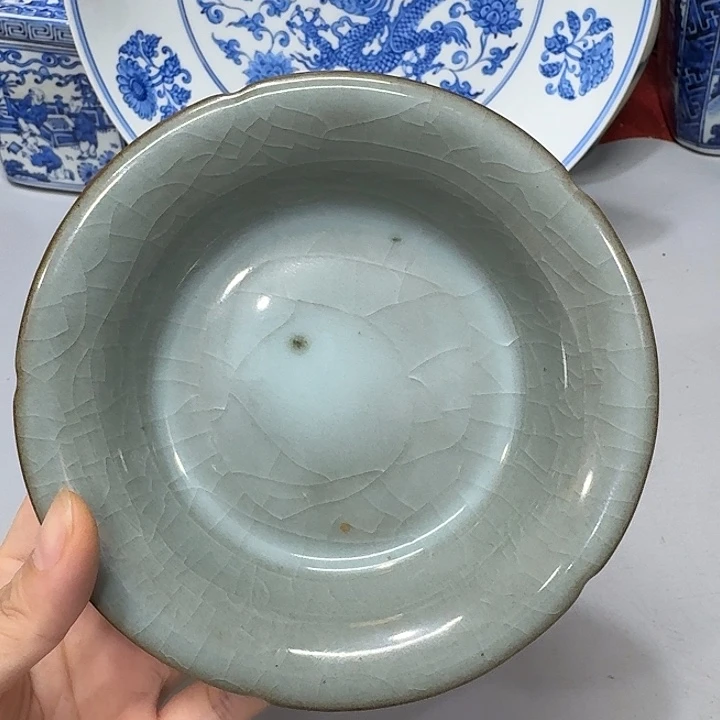 正***戒摆件陶瓷制品纯手工盘
