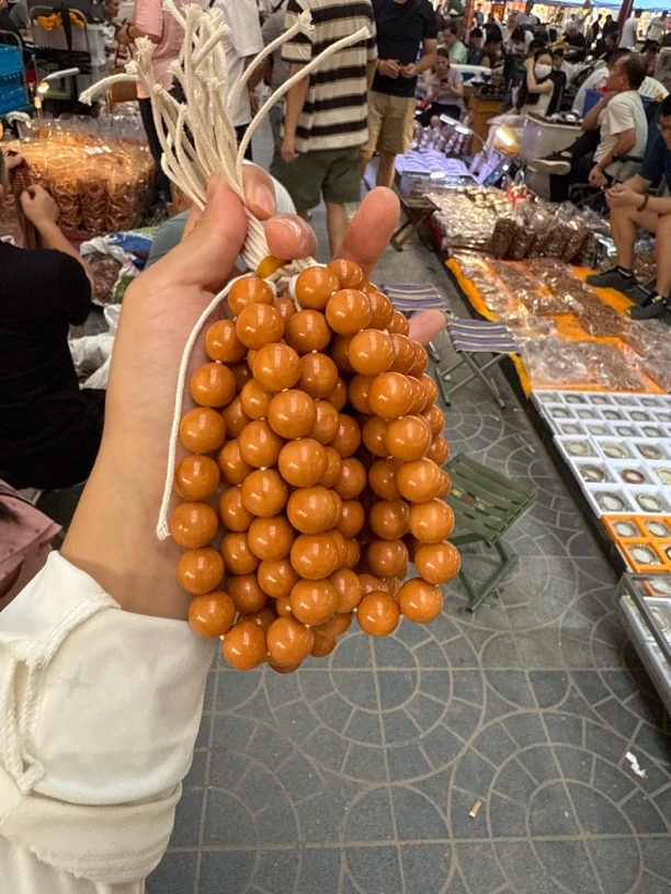 Z1潘家园福利猴头正圆手串尺寸挨着发