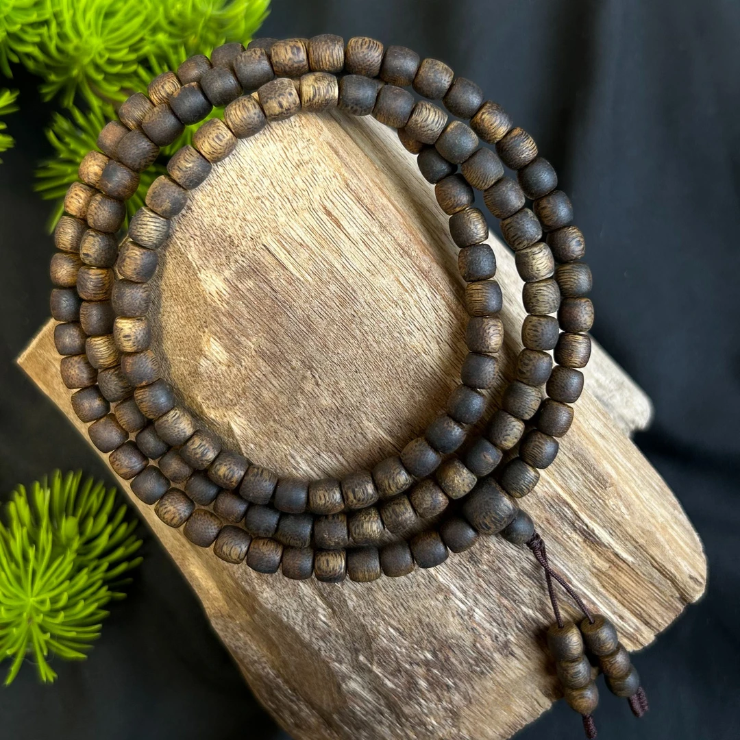 沉香[素年锦时]6.5mm*鼓珠多圈奇楠淳化老料甜凉花香高克重毕业款