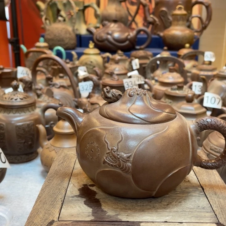 戈***花茶壶紫砂紫砂茶具紫砂