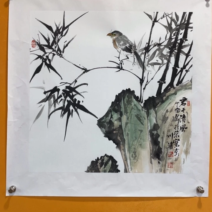 国画李川浦精品花鸟画
