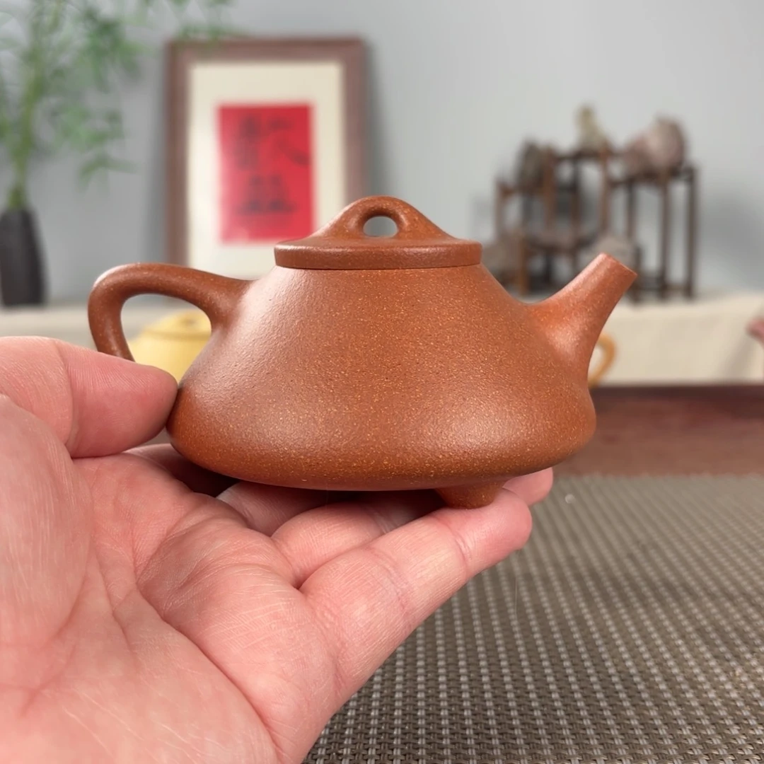 紫砂茶壶微瑕黄龙山原矿紫砂壶
