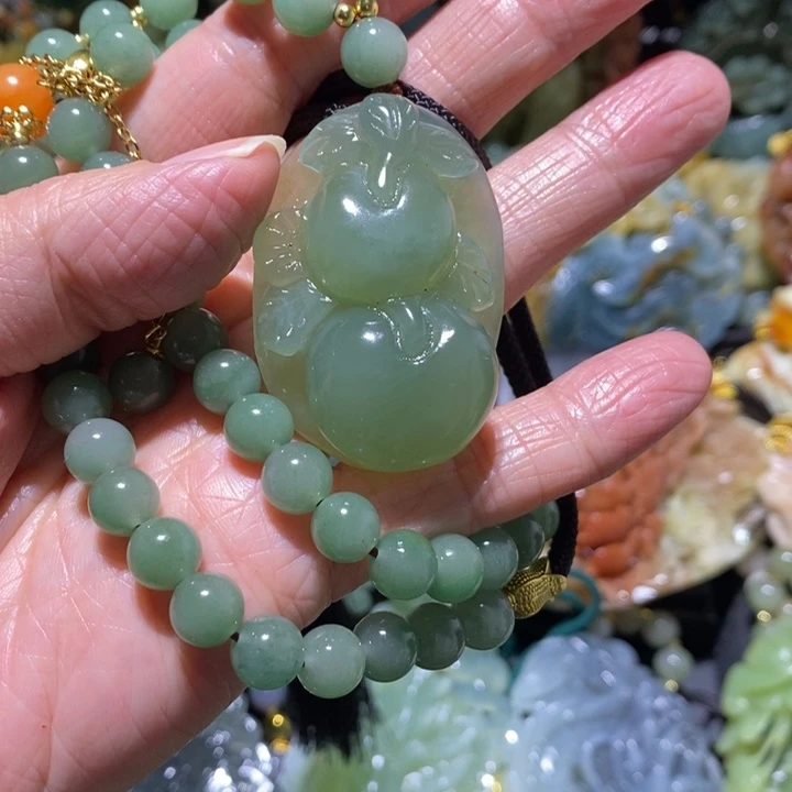 岫玉岫玉吊坠未镶嵌