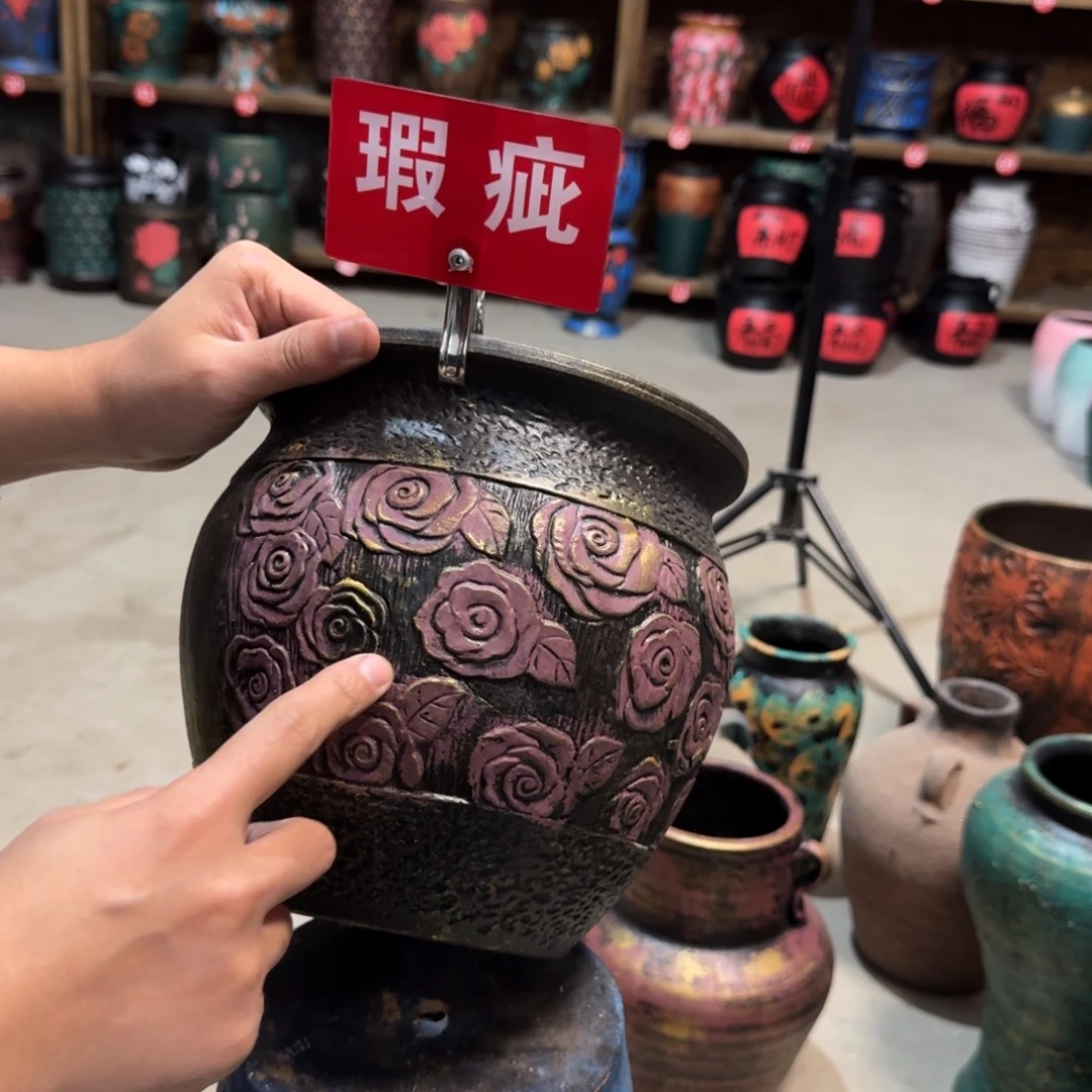 带孔高端浮雕花盆炸炸炸