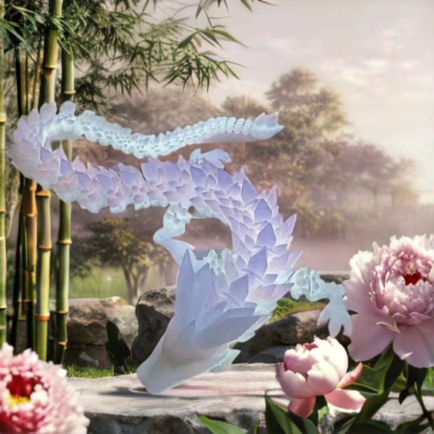 3d打印可动关节龙玩具夜光龙仿真创意桌面摆件男生礼物摆件手办