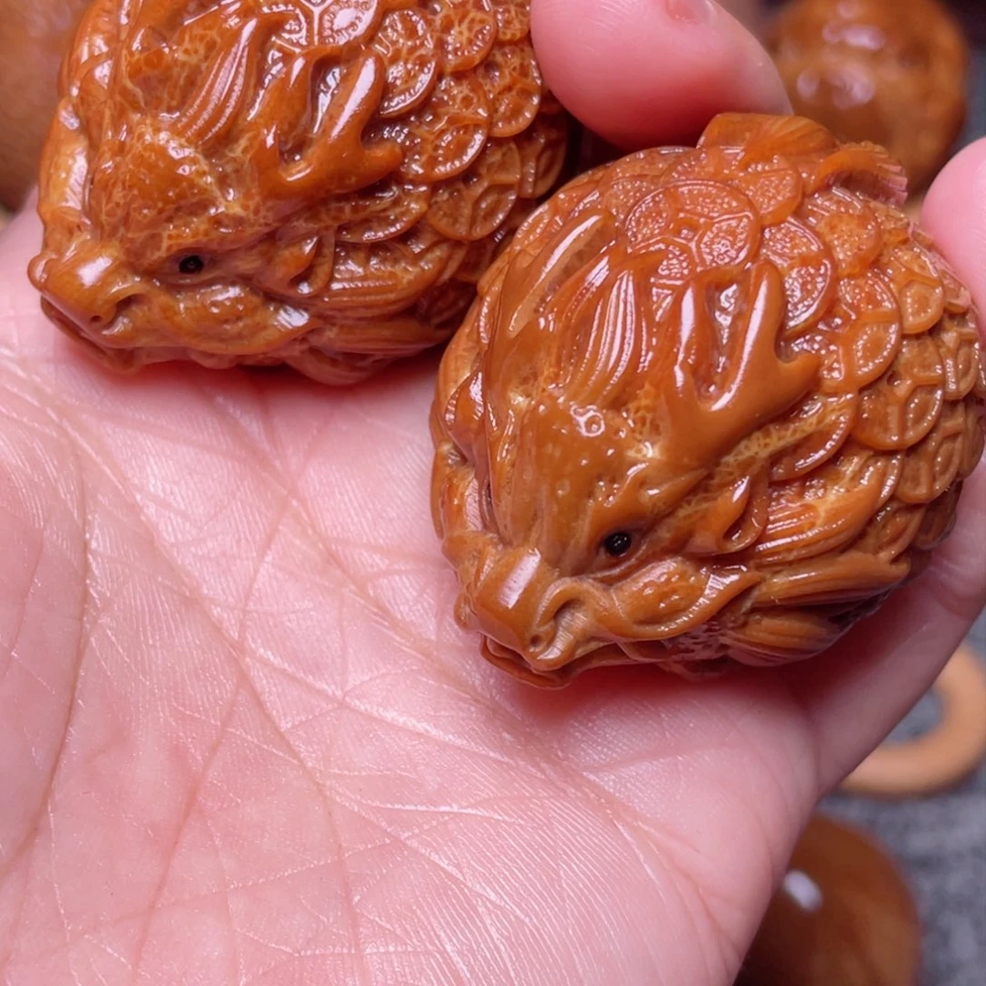 【闪购商品】橄榄核手串/手链37左右金币龙龟手球