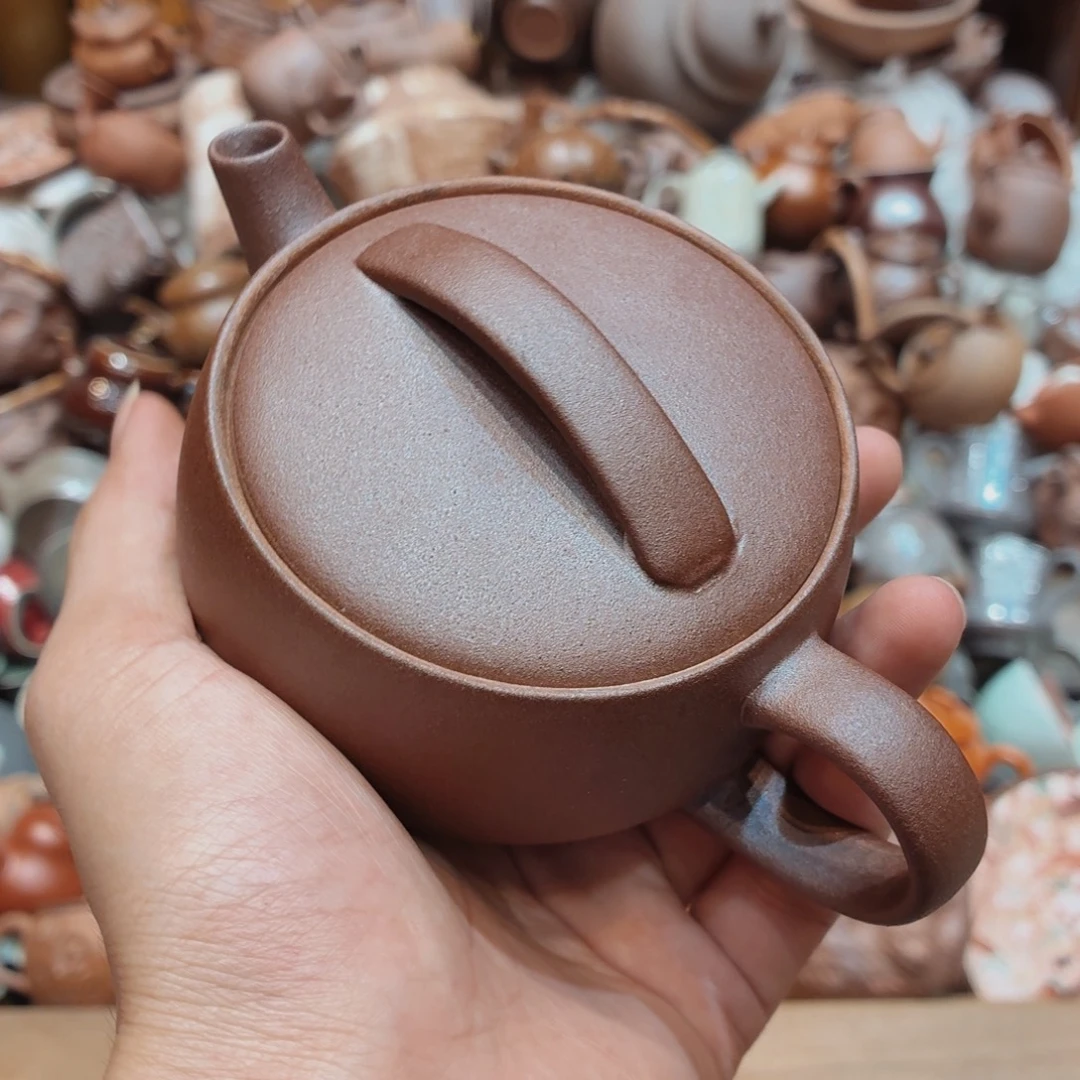 柴烧老岩泥高温茶器皿