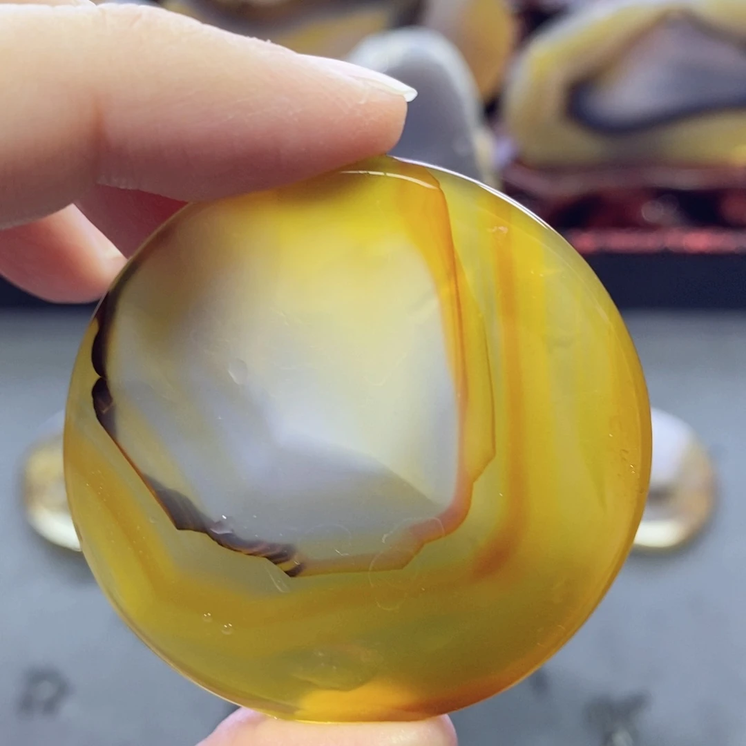 玛瑙/玉髓颈饰未镶嵌编号74