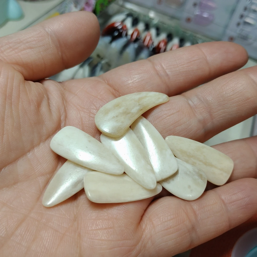 微瑕天然骆驼骨手工打磨古筝指甲专业演奏考级适用成人通用包邮