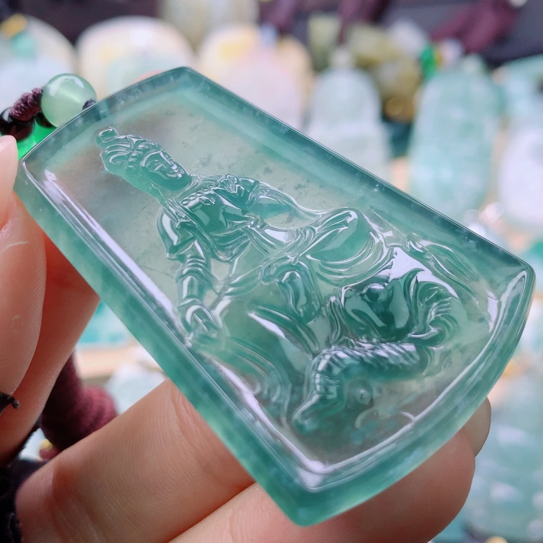 翡翠未镶嵌颈饰翡翠吊坠