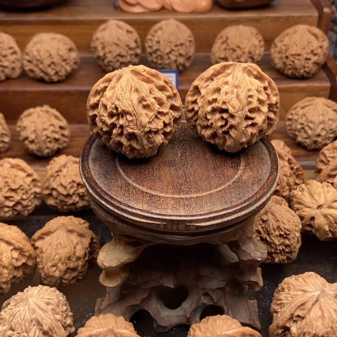 把件文玩核桃苹果圆核桃