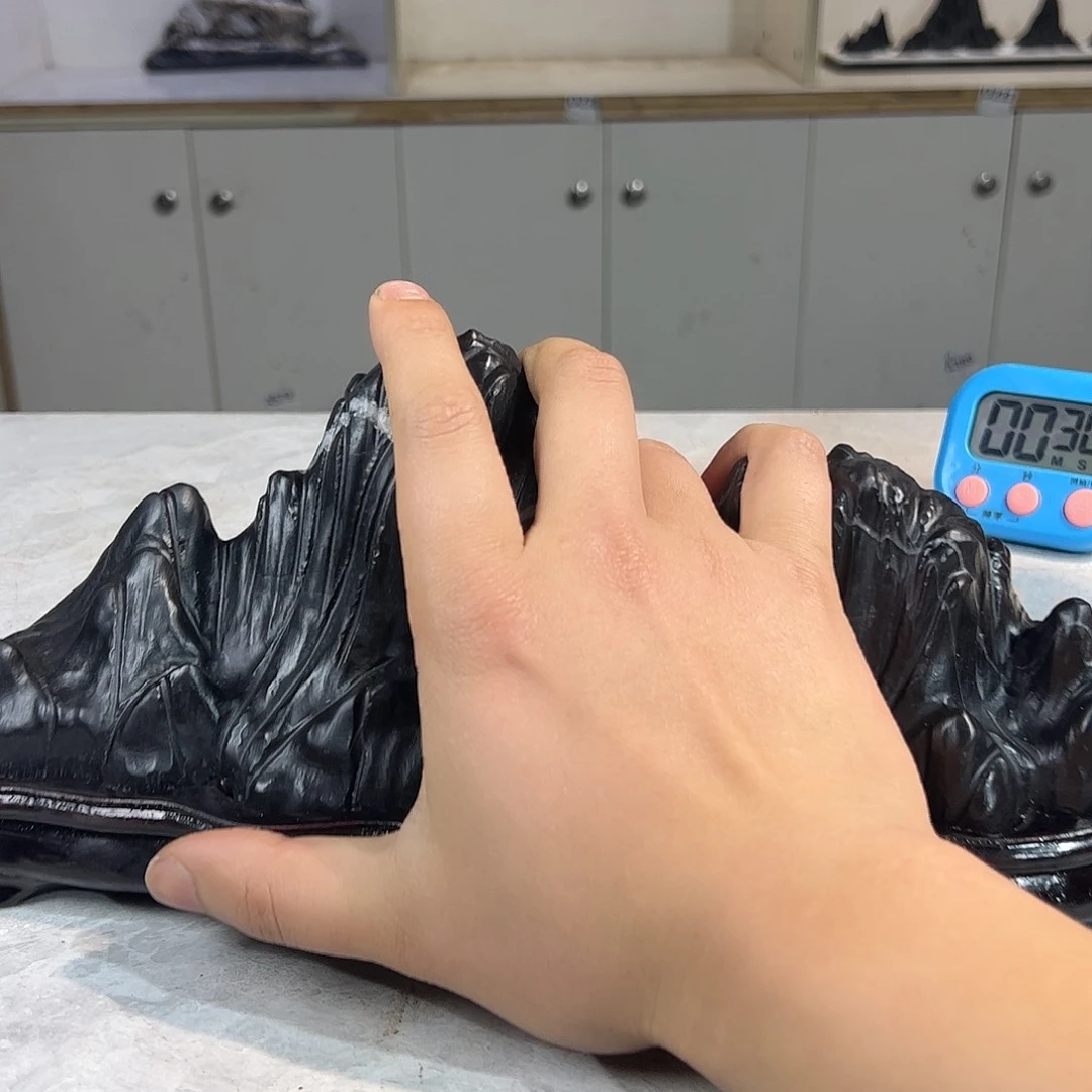 灵璧奇石博览会摆件雷*